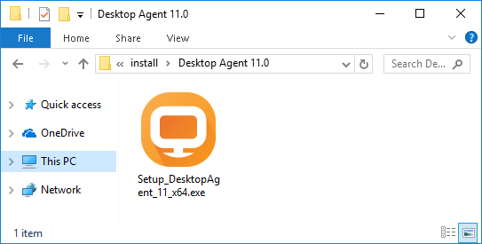 Desktop Agent installer