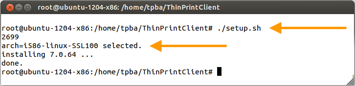 Installing ThinPrint Client