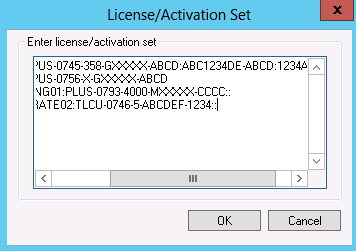  paste the contents of the activation file
